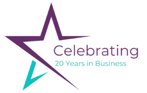 20th Birthday logo badge