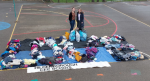 Clothes donation to Hildenborough School